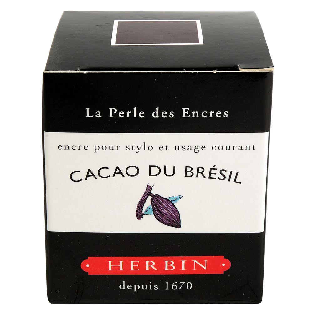 Herbin "D" Ink Bottle (Cacao de Bresil - 30ML) 13045T