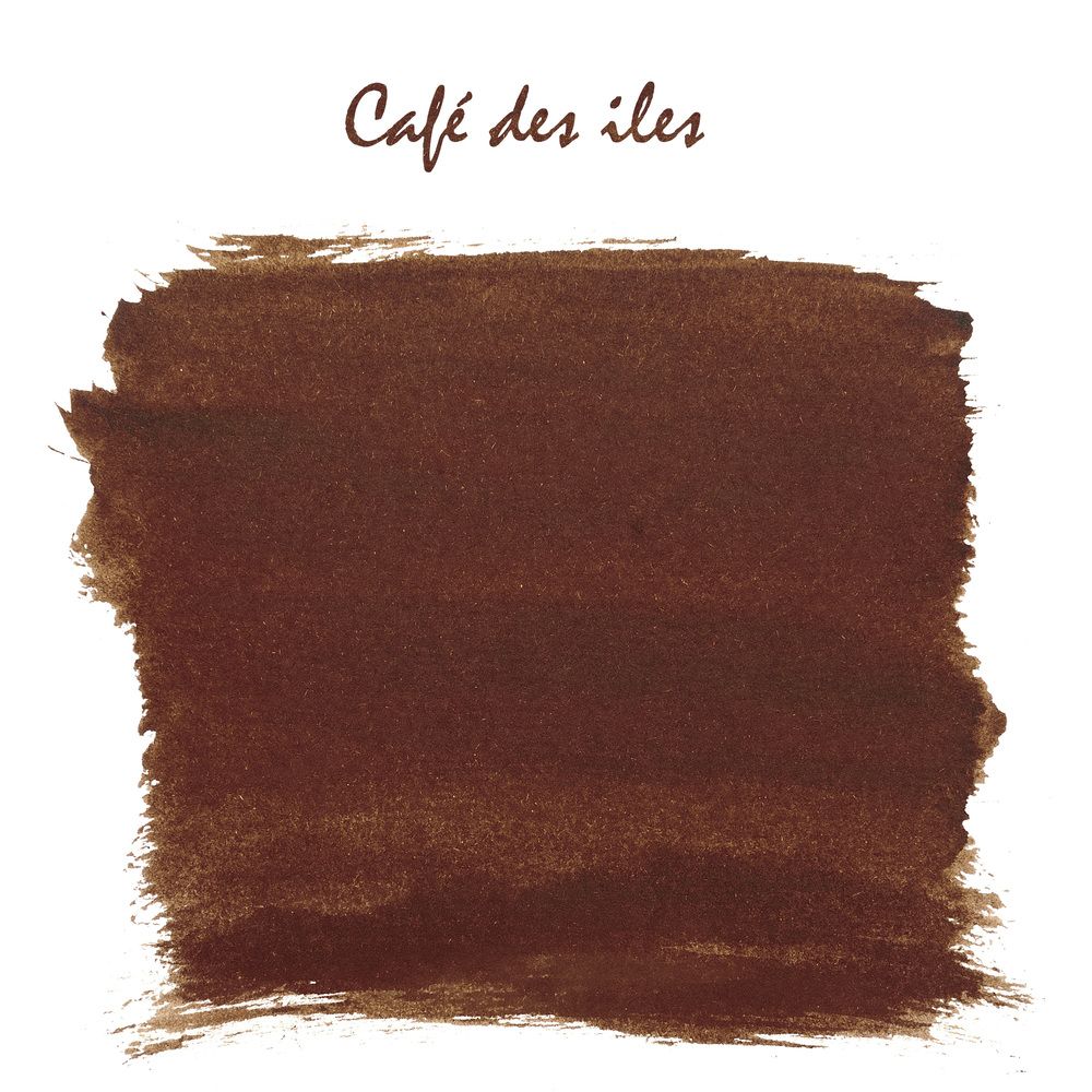 Herbin "D" Ink Bottle (Cafe des Iles - 30ML) 13046T