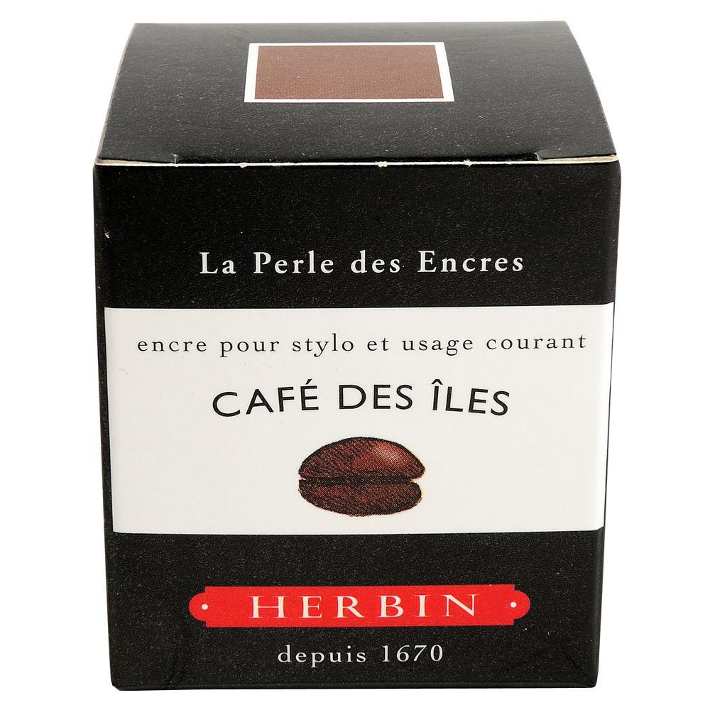 Herbin "D" Ink Bottle (Cafe des Iles - 30ML) 13046T
