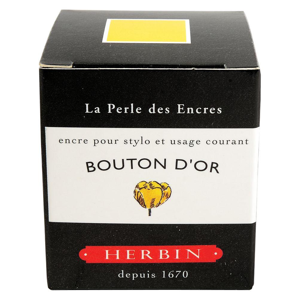 Herbin "D" Ink Bottle (Bouton D'Or - 30ML) 13053T