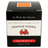 Herbin "D" Ink Bottle (Orange Indien - 30ML) 13057T