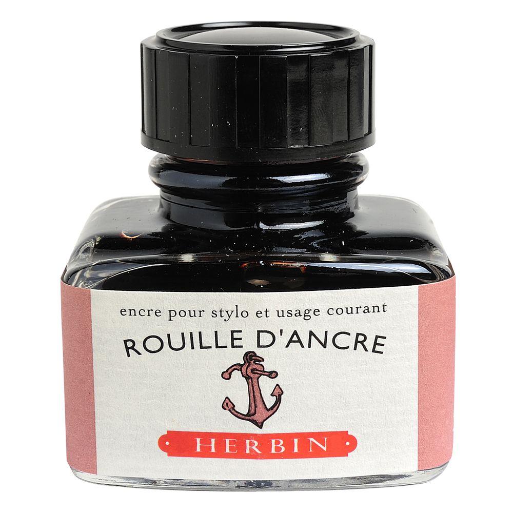 Herbin "D" Ink Bottle (Rouille D'Ancre - 30ML) 13058T