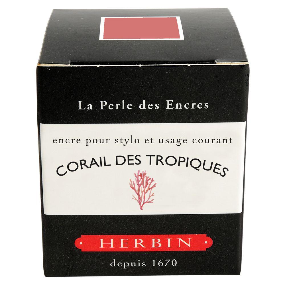 Herbin "D" Ink Bottle (Corail des Tropiques - 30ML) 13059T