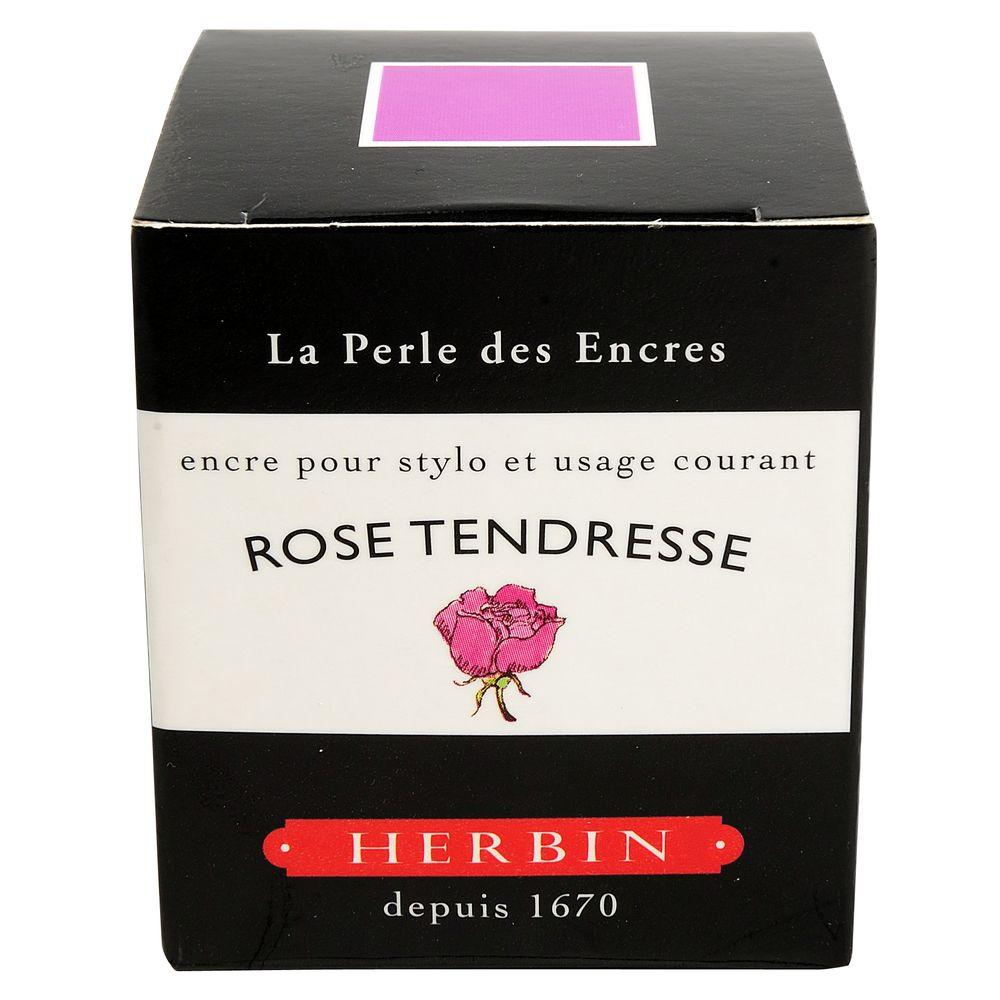 Herbin "D" Ink Bottle (Rose Tendresse - 30ML) 13061T