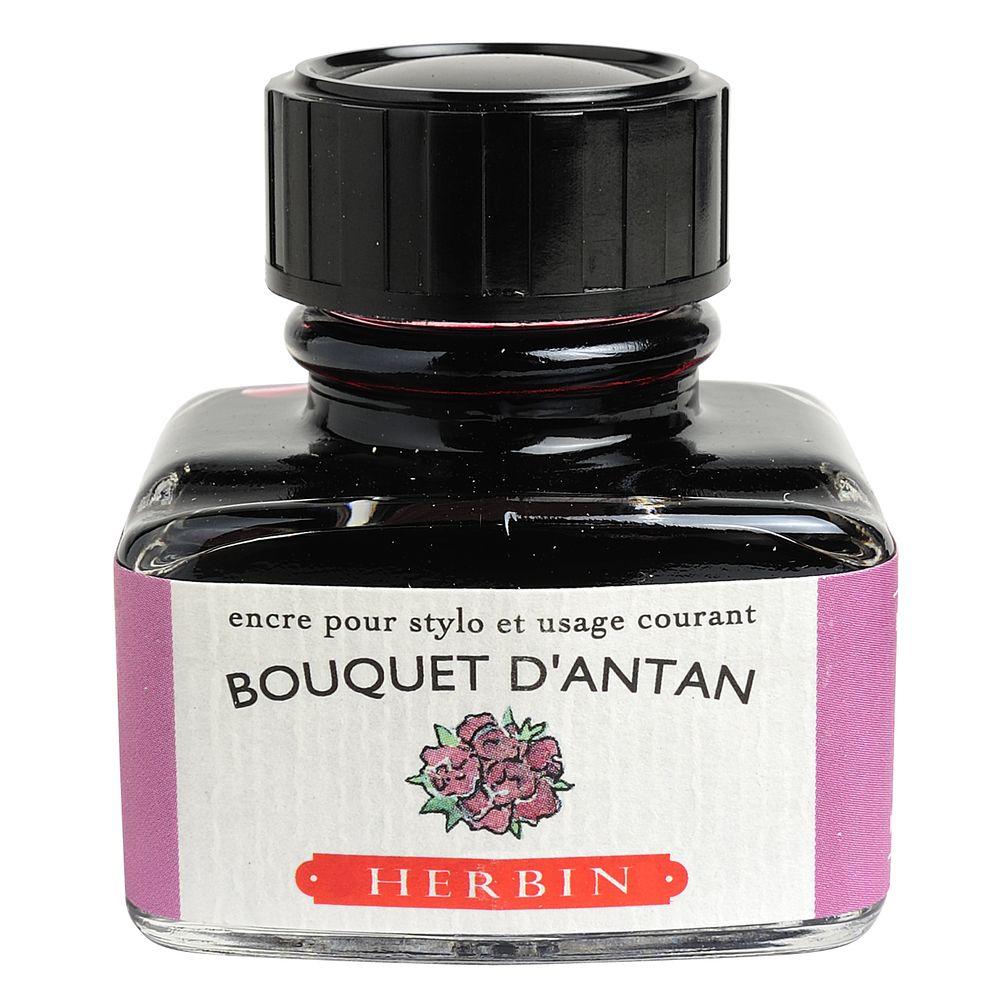 Herbin "D" Ink Bottle (Bouquet D'Antan - 30ML) 13064T
