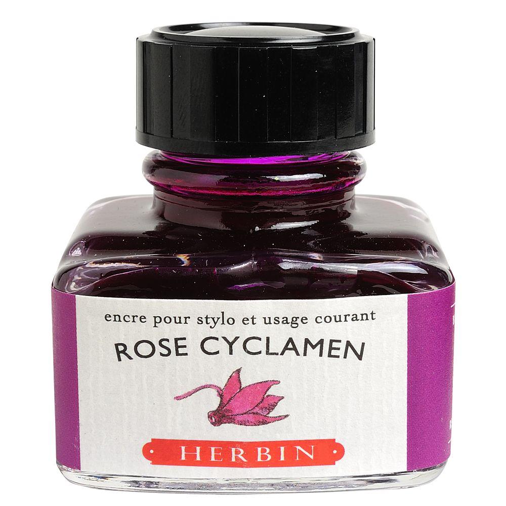 Herbin "D" Ink Bottle (Rose Cyclamen - 30ML) 13066T
