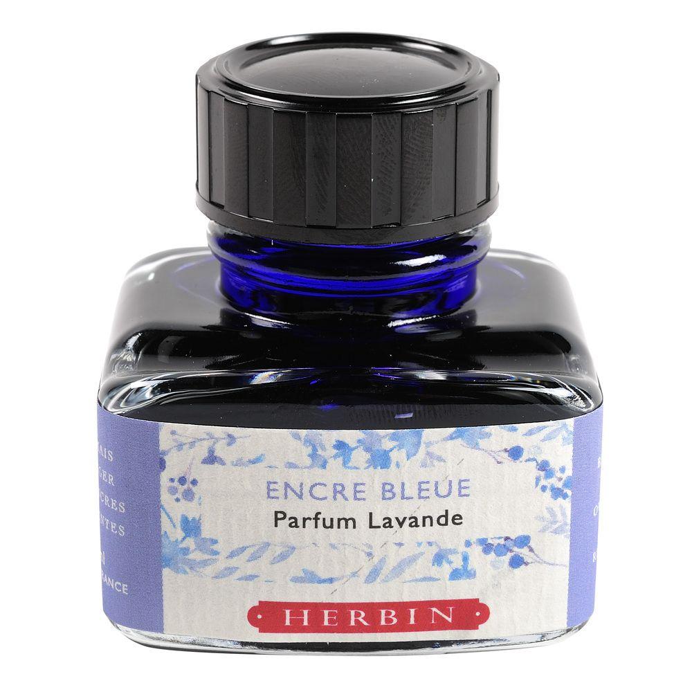 Herbin Perfumed Ink Bottle (Blue/Lavender - 30ML) 13710T