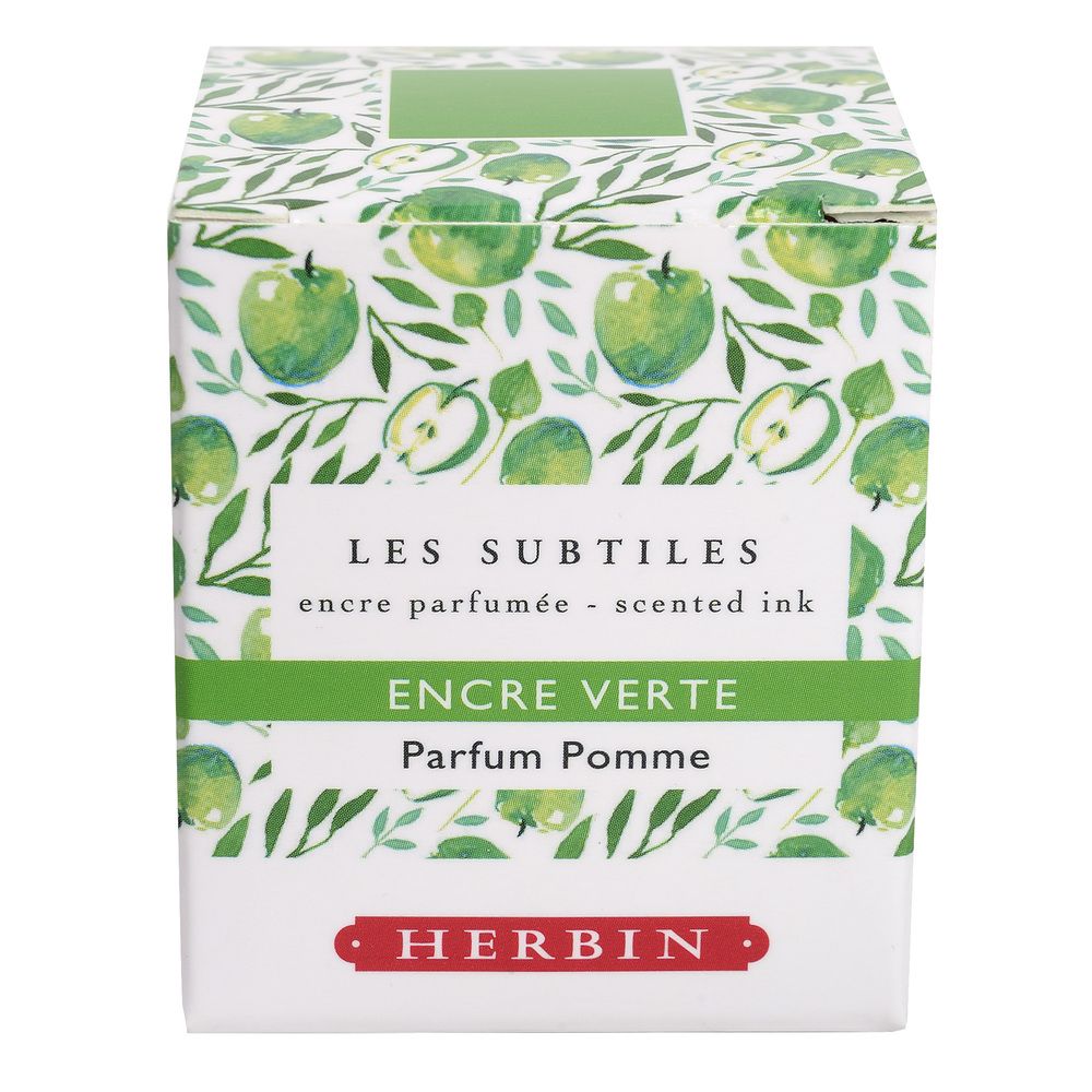 Herbin Perfumed Ink Bottle (Green/Apple - 30ML) 13734T