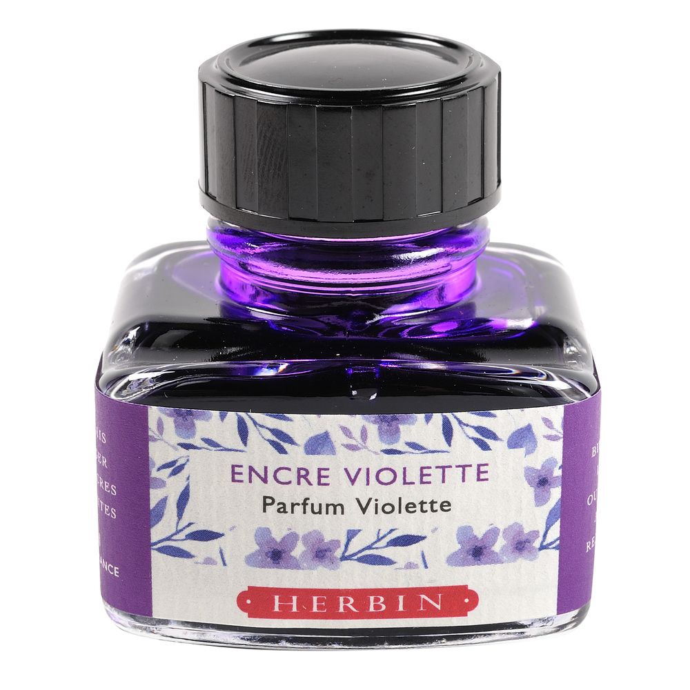 Herbin Perfumed Ink Bottle (Purple/Violet - 30ML) 13777T