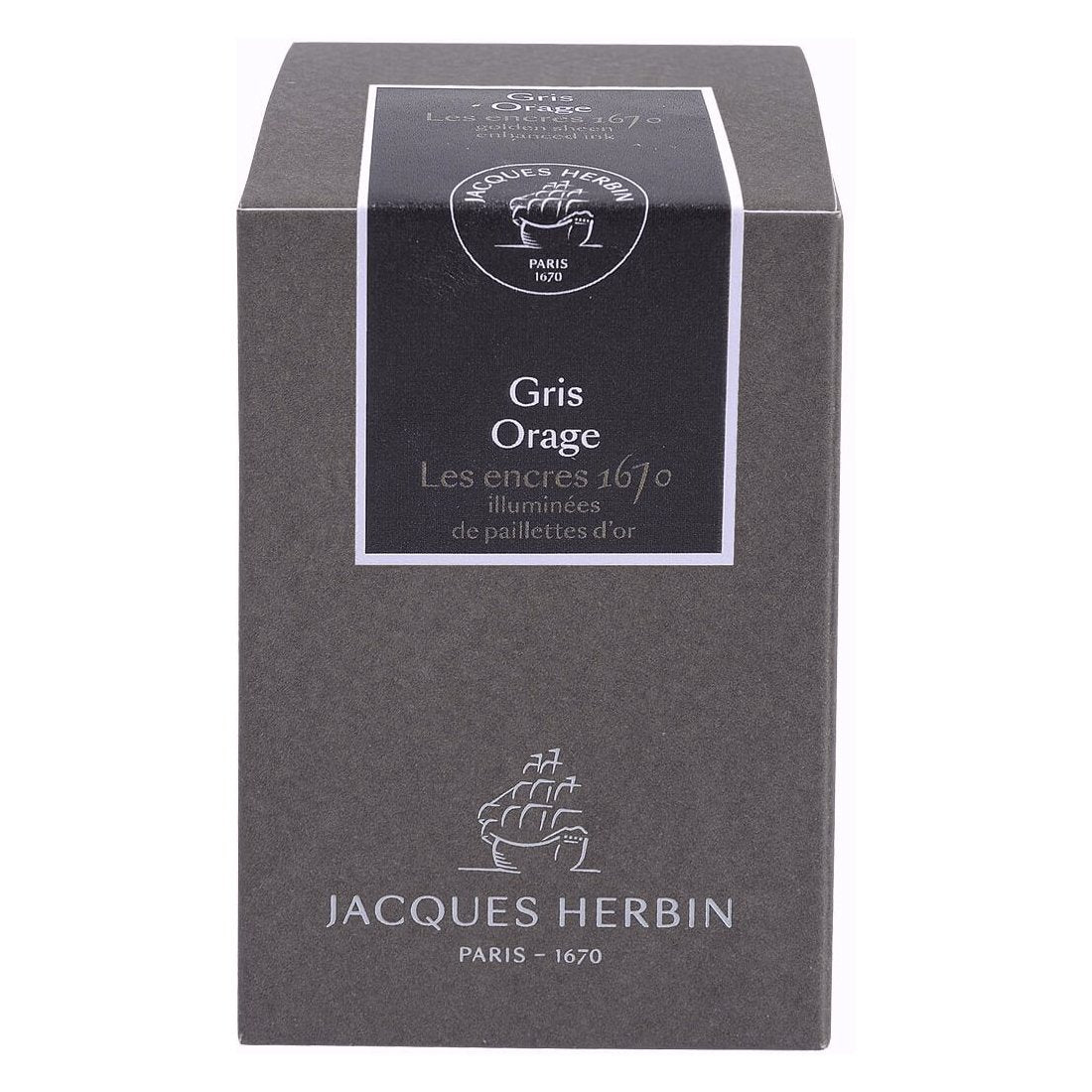 Jacques Herbin 1670 Ink Bottle (Stormy Grey - 50ML) 15009JT