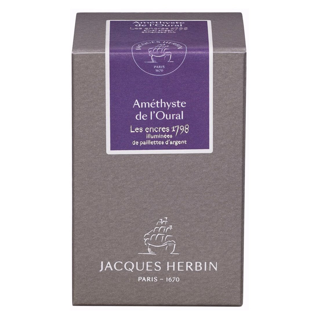 Jacques Herbin 1798 Ink Bottle (Amethyste de L'Oural - 50ML) 15579JT