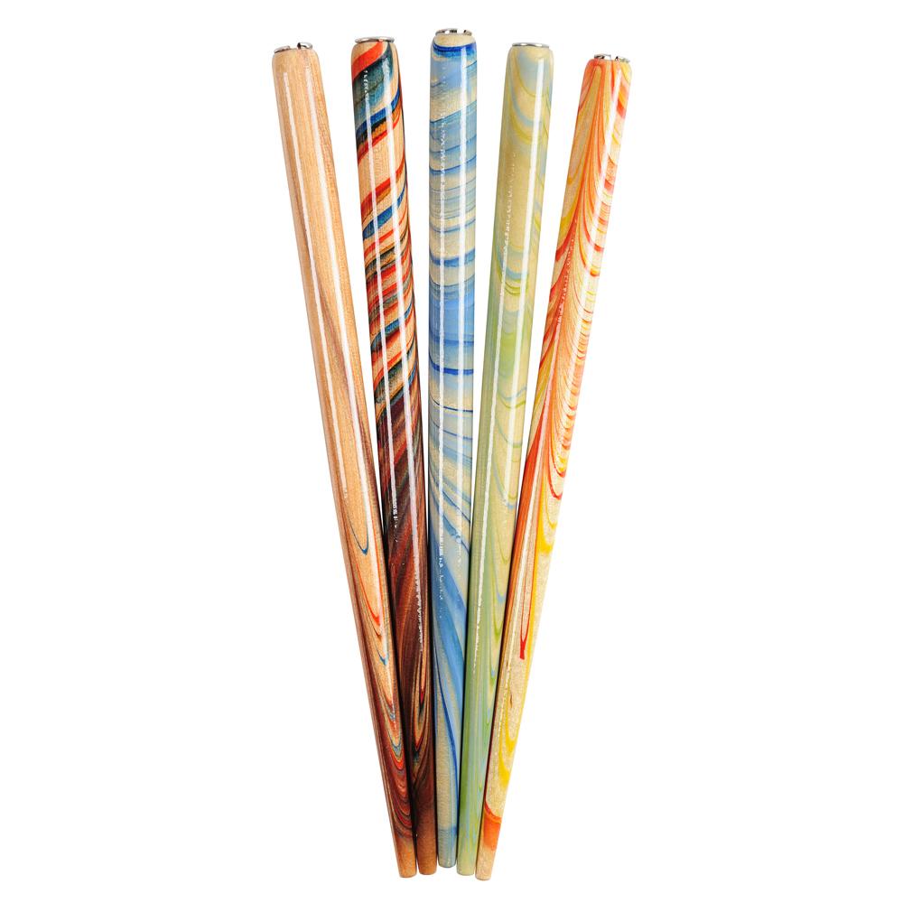 Brause Marbelized Wood Nib Holder Calligraphy nib holder