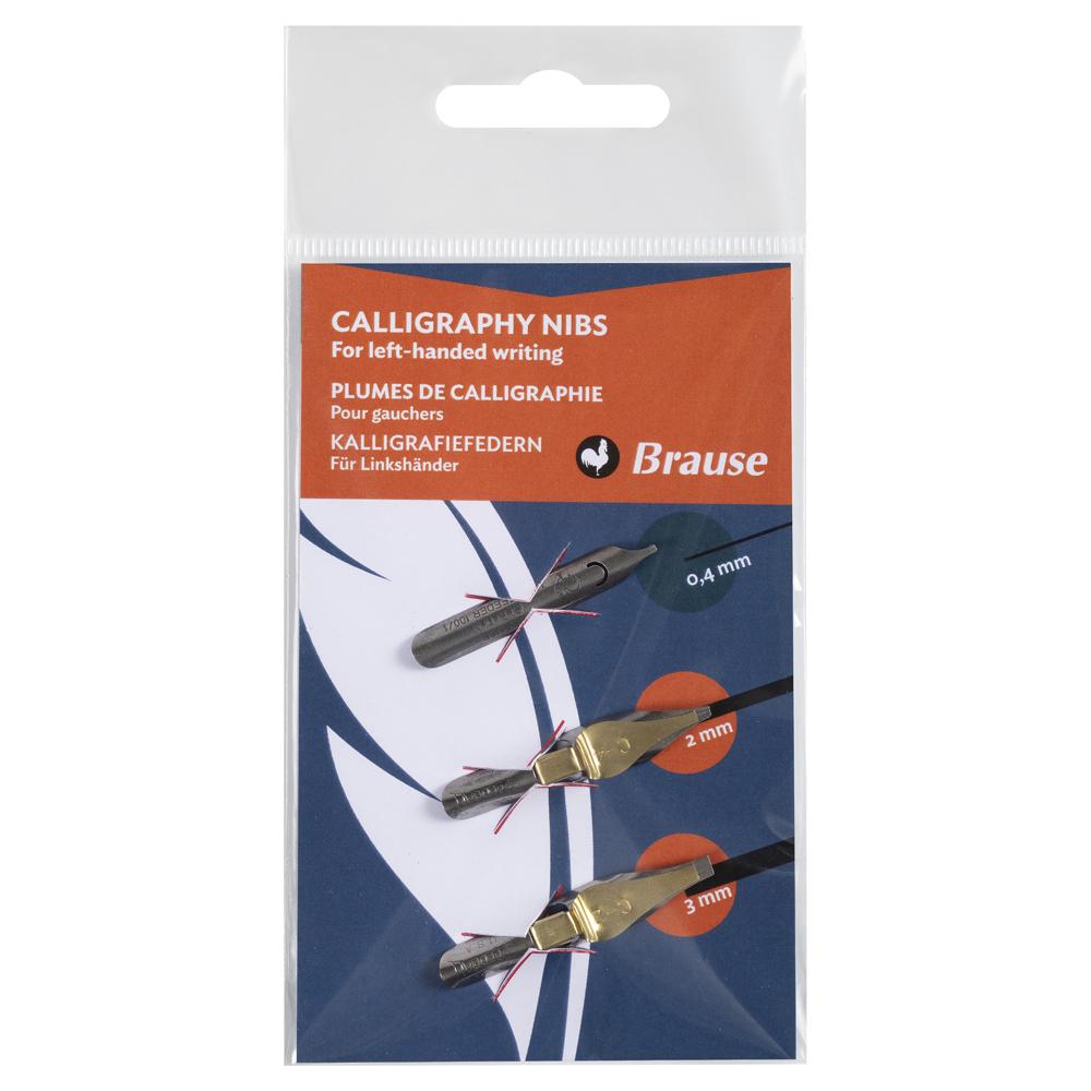 Brause Left Handed Nib (Set of 3) Calligraphy nibs