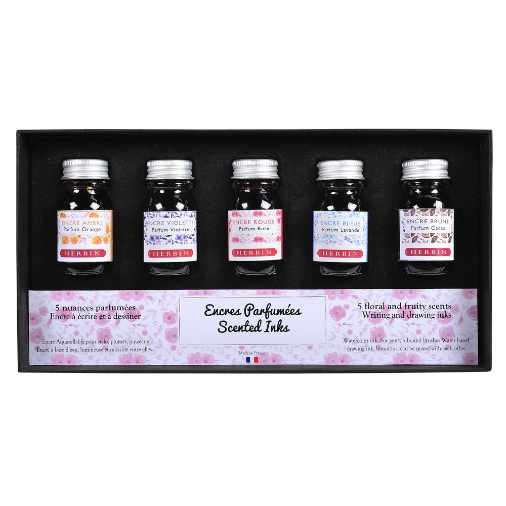 Herbin Perfumed Ink Bottle (10ML - Set of 5) 18700T