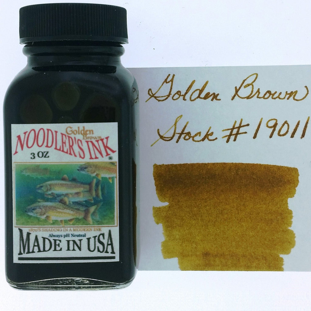 Noodler's Ink Bottle (Golden Brown - 88 ML) 19011