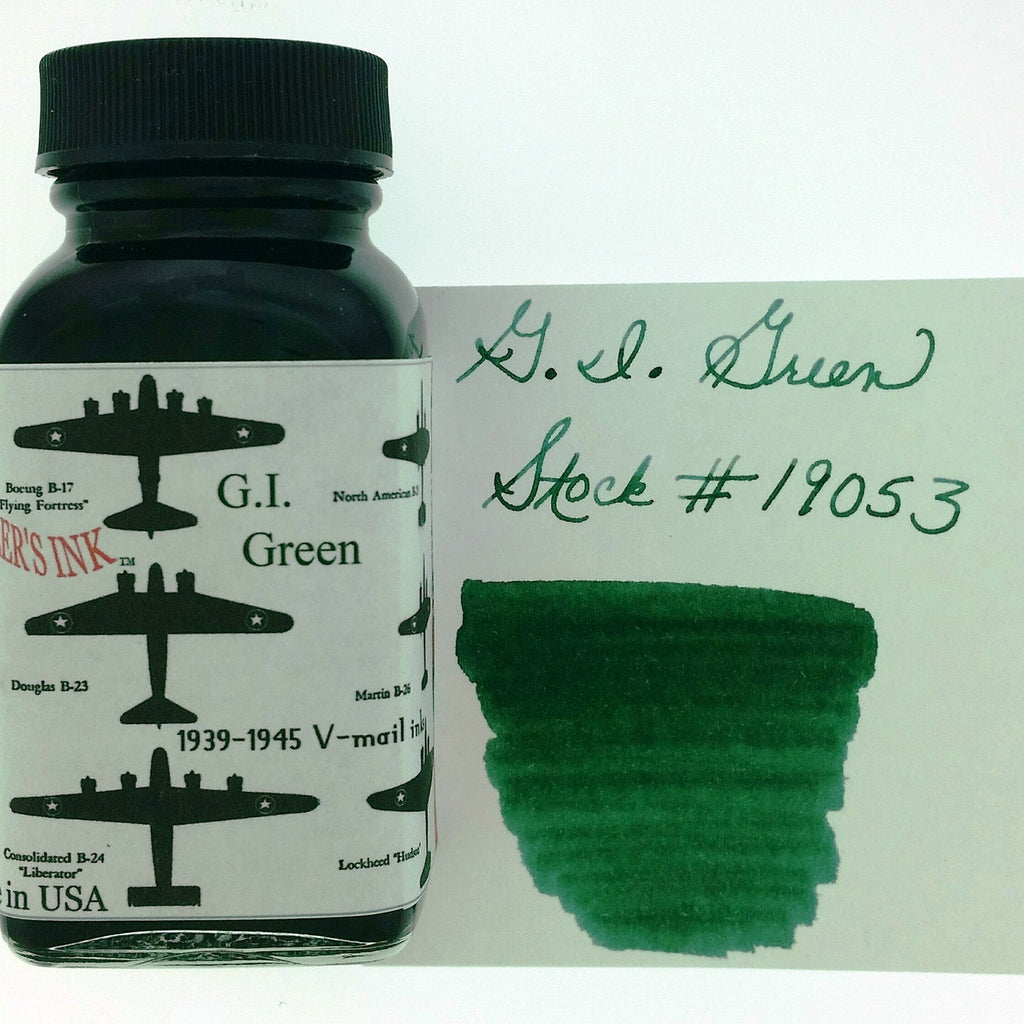 Noodler's Ink Bottle (V-Mail G I Green - 88 ML) 19053