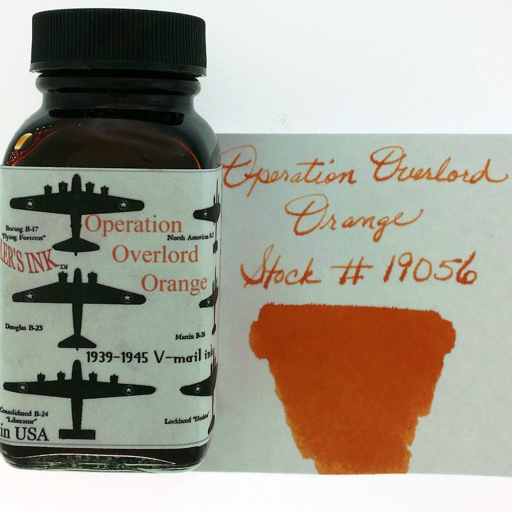 Noodler's Ink Bottle (V-Mail Operation Overlord Orange - 88 ML) 19056