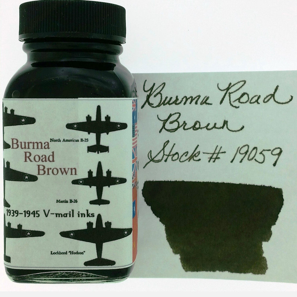 Noodler's Ink Bottle (V-Mail Burma Road Brown - 88 ML) 19059