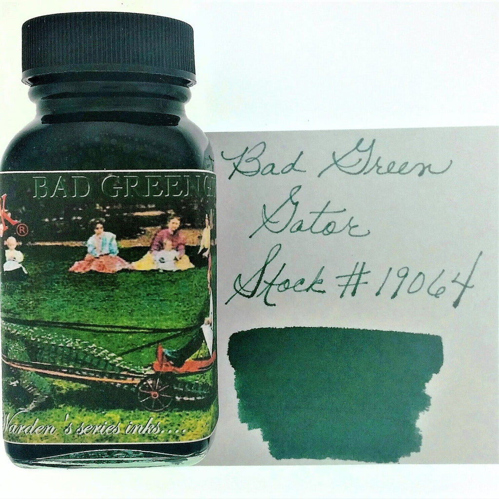 Noodler's Ink Bottle (Bad Green Gator - 88 ML) 19064