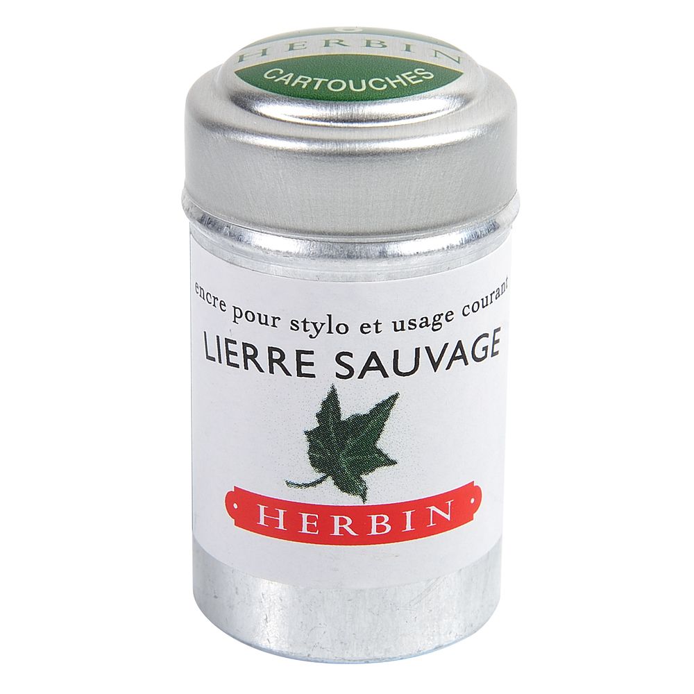 Herbin Ink Cartridge (Lierre Sauvage - Pack of 6) 20137T