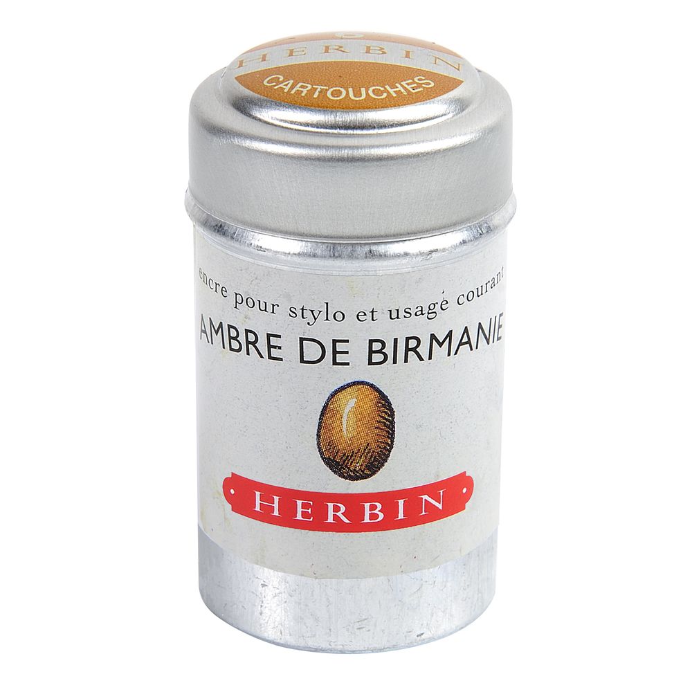 Herbin Ink Cartridge (Ambre de Birmanie - Pack of 6) 20141T