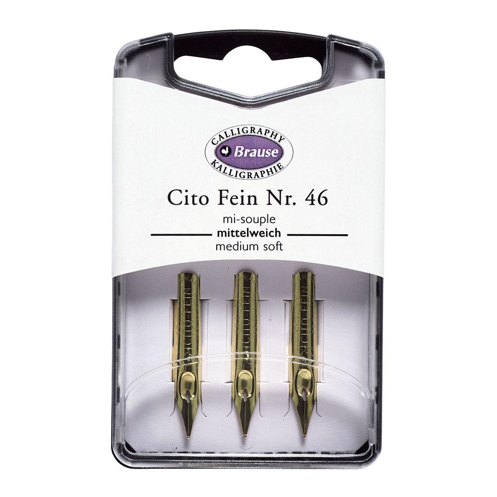Brause Writing Cito Fein Nib (Pack of 3) Calligraphy nibs
