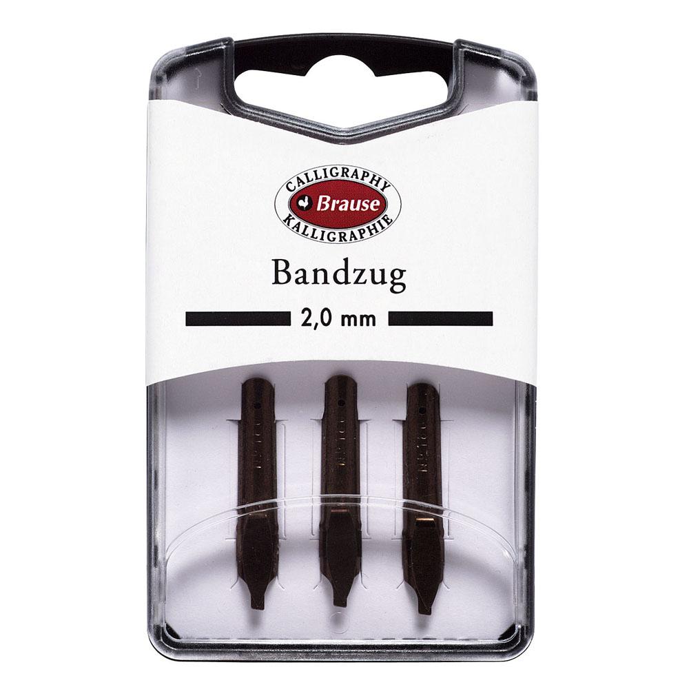 Brause Bandzug 2.0 MM Nib (Pack of 3) Calligraphy nibs