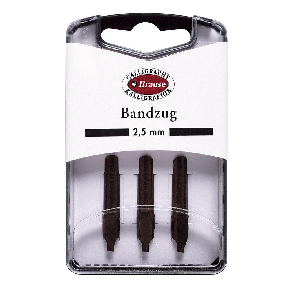 Brause Bandzug 2.5 MM Nib (Pack of 3) Calligraphy nibs