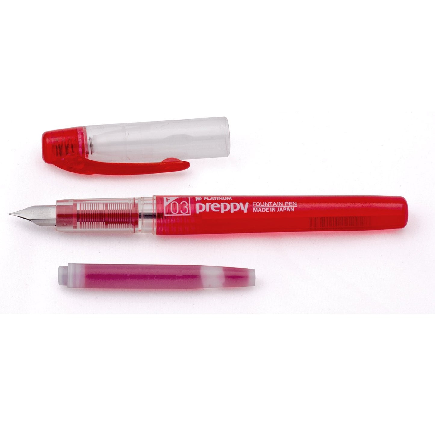Platinum Preppy Fountain Pen (Red)