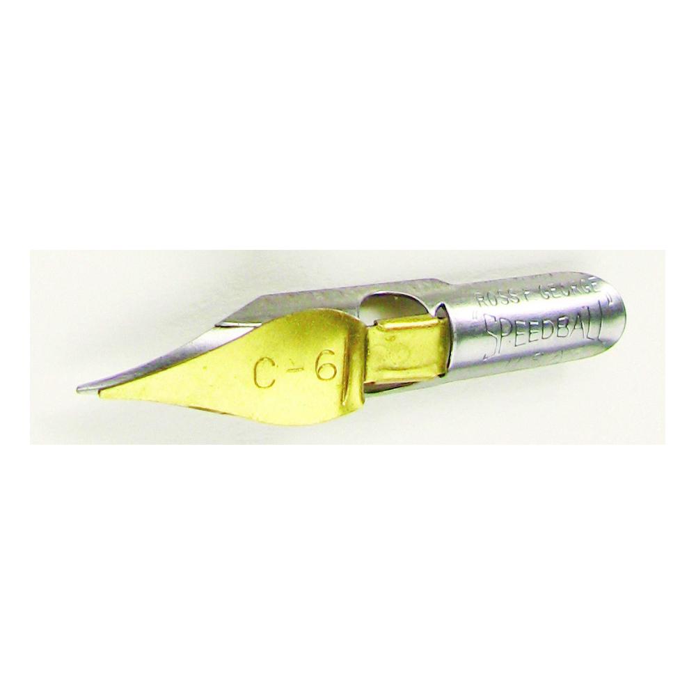 Brause Right Handed C6 Flat Speedball Nib 7006B