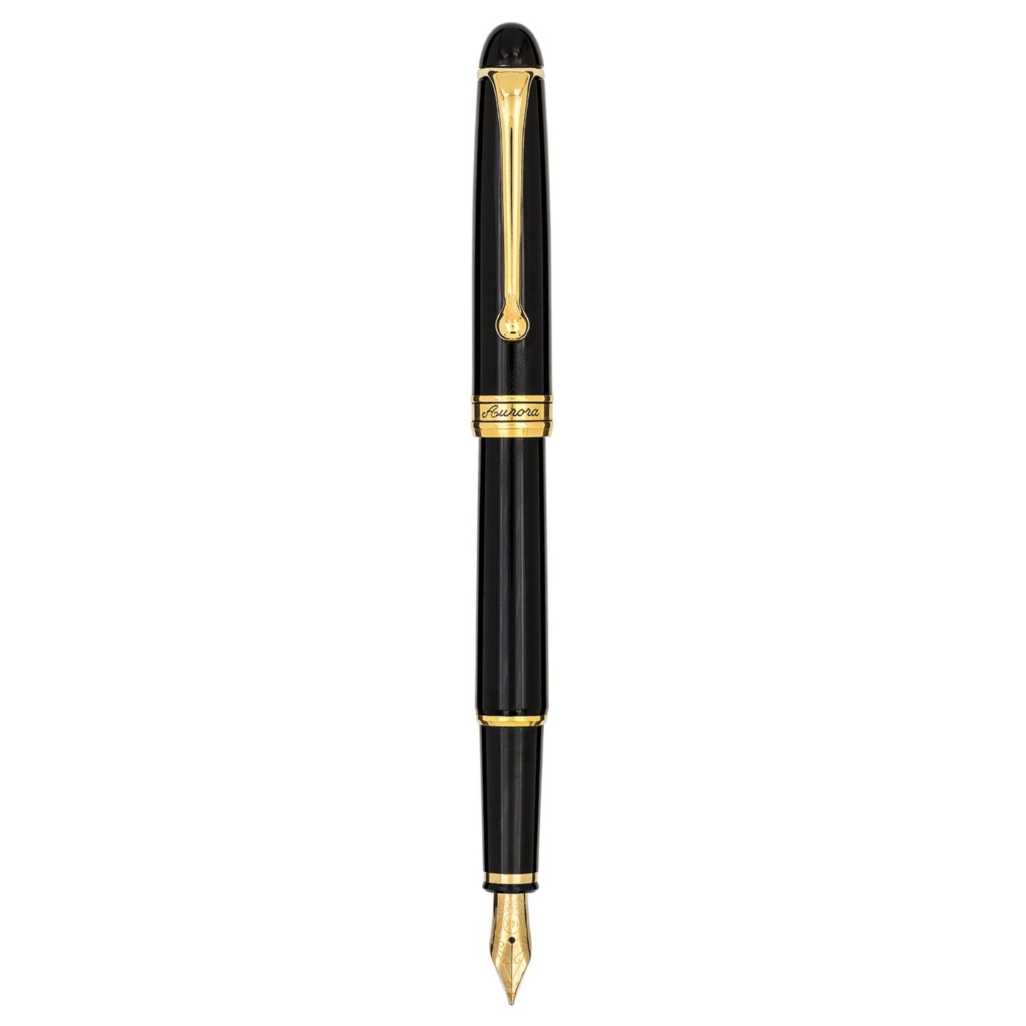 Aurora 88 Small Black 14K Gold GT Fountain Pen