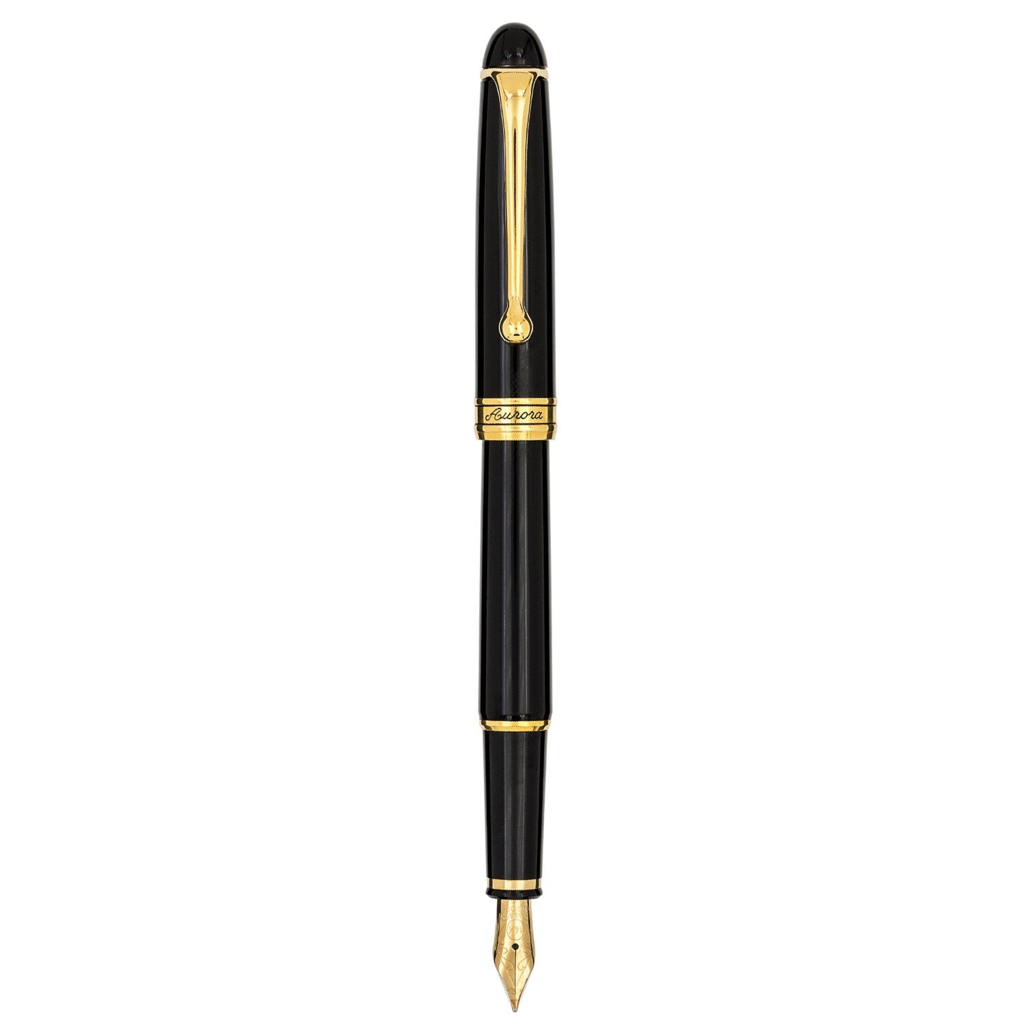 Aurora 88 Small Black 14K Gold GT Fountain Pen