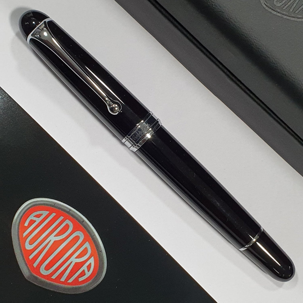 Aurora 88 Black 14K Gold CT Fountain Pen 800-C