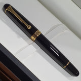 Aurora 88 Black 14K Gold GT Fountain Pen 800 designed by Marcello Nizzoli