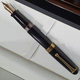 Aurora 88 Black 14K Gold GT Fountain Pen 800 designed by Marcello Nizzoli