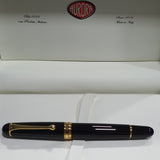 Aurora 88 Black 14K Gold GT Fountain Pen 800 designed by Marcello Nizzoli
