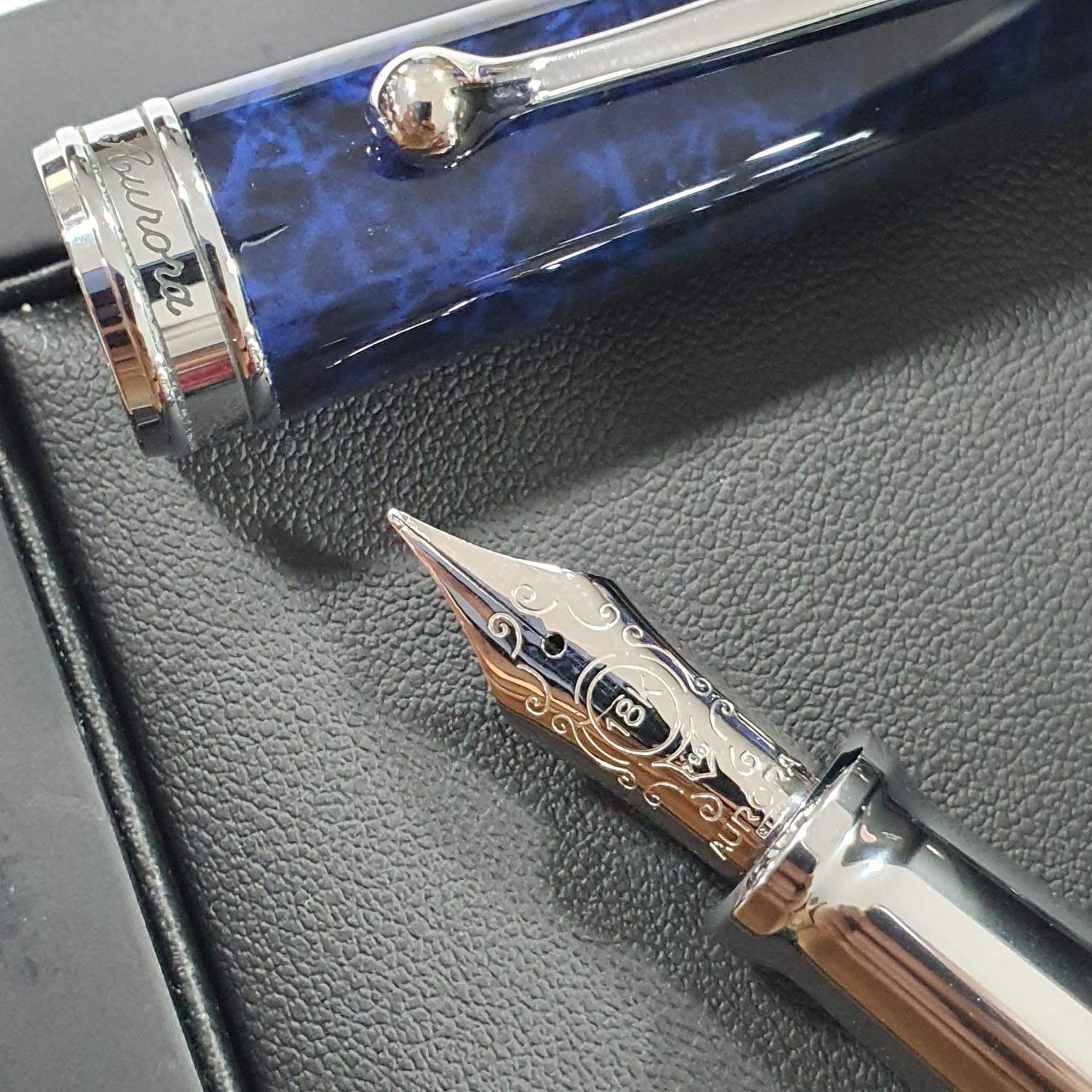 Aurora 88 Blue Sigaro CT Fountain Pen 883-B (Limited Edition)