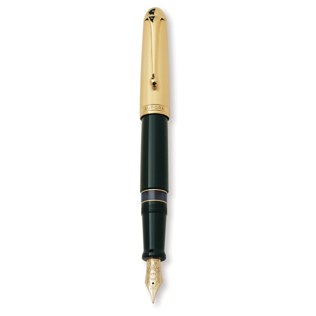 Aurora 88 Gold/Black 14K Gold GT Fountain Pen