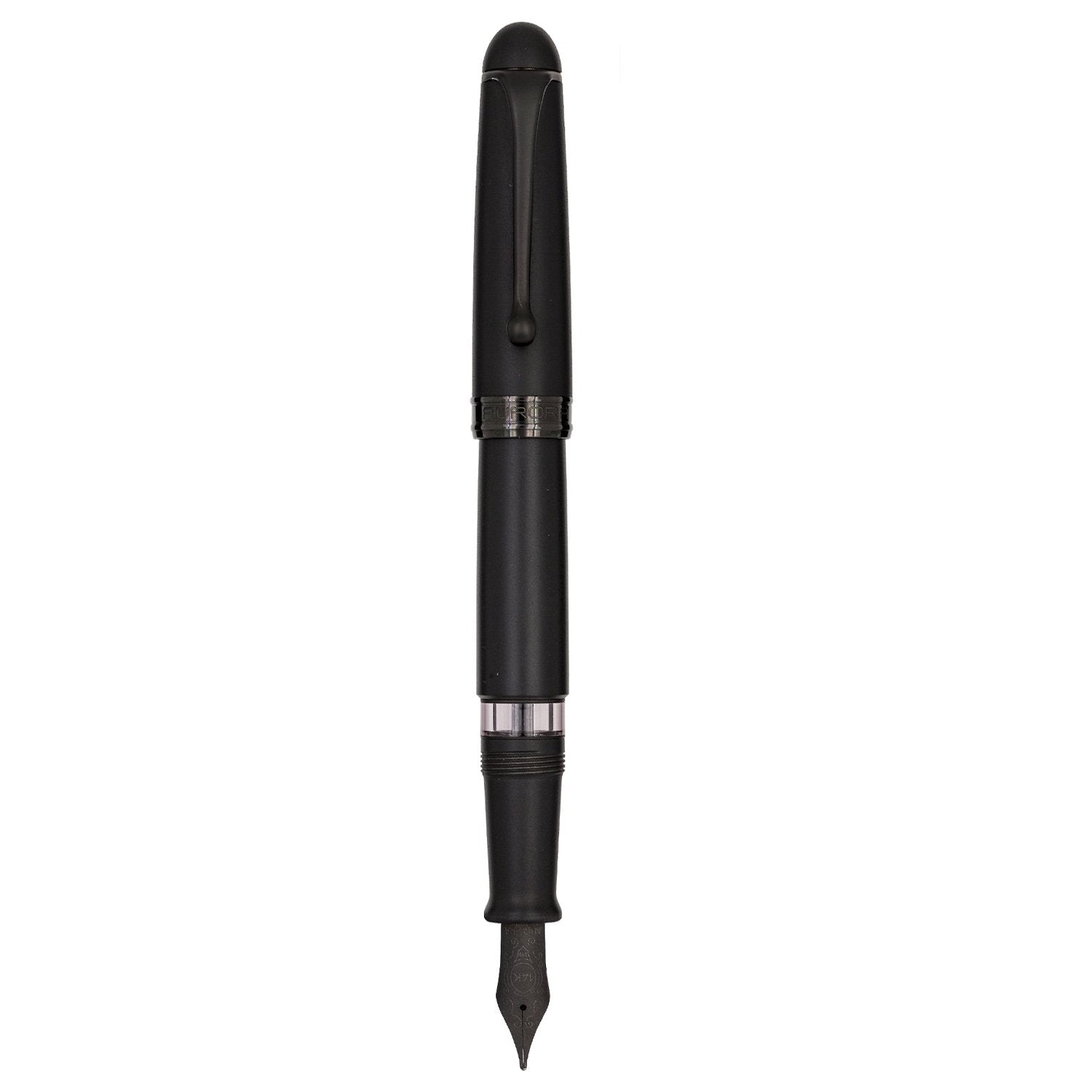 Aurora 88 Unica Black 14K Gold Fountain Pen 809-NN designed by Marcello Nizzoli