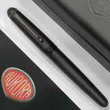 Aurora 88 Unica Black 14K Gold Fountain Pen 809-NN designed by Marcello Nizzoli