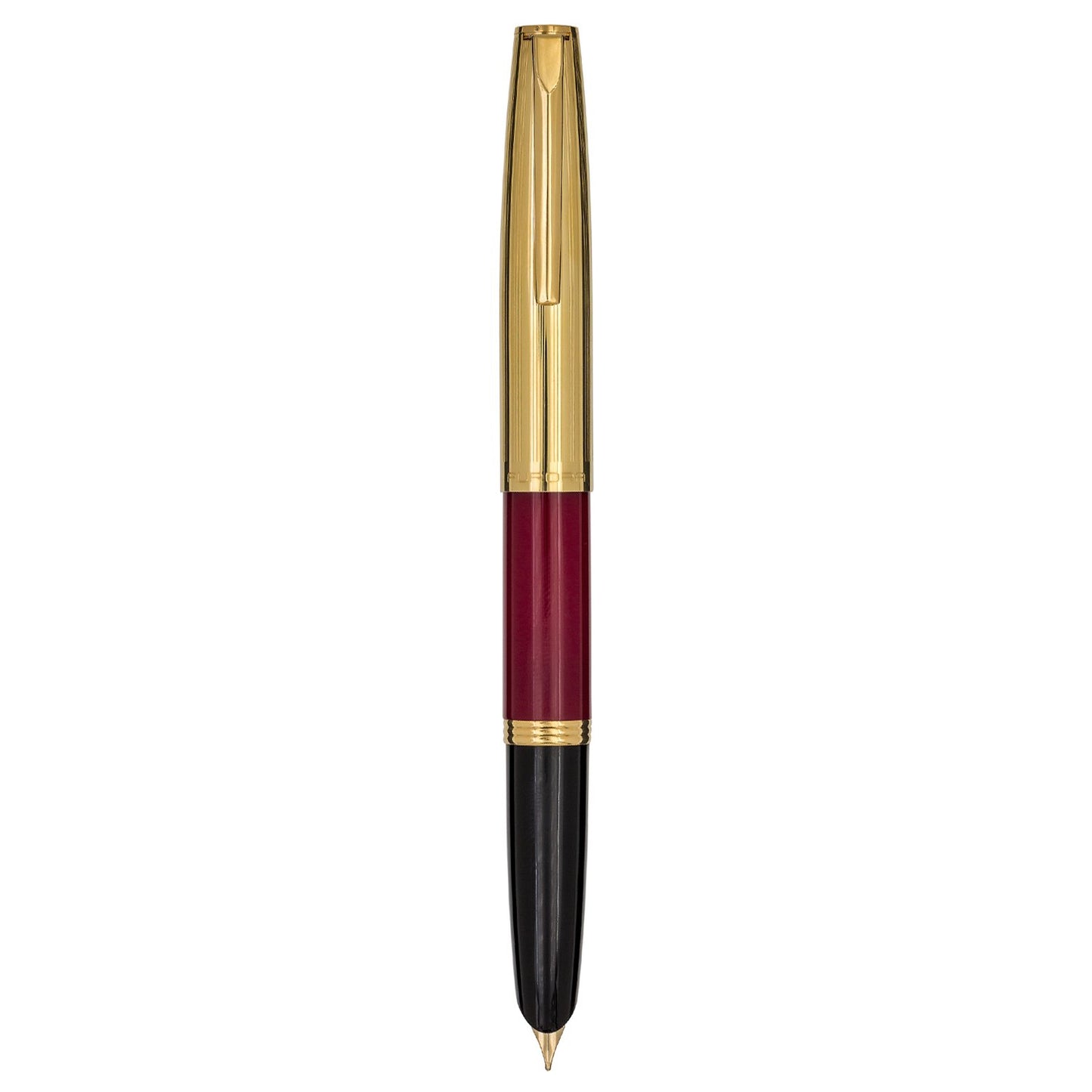 Aurora Duo Cart Burgundy Fountain Pen wih hooded nib