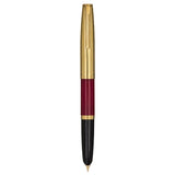 Aurora Duo Cart Burgundy Fountain Pen wih hooded nib
