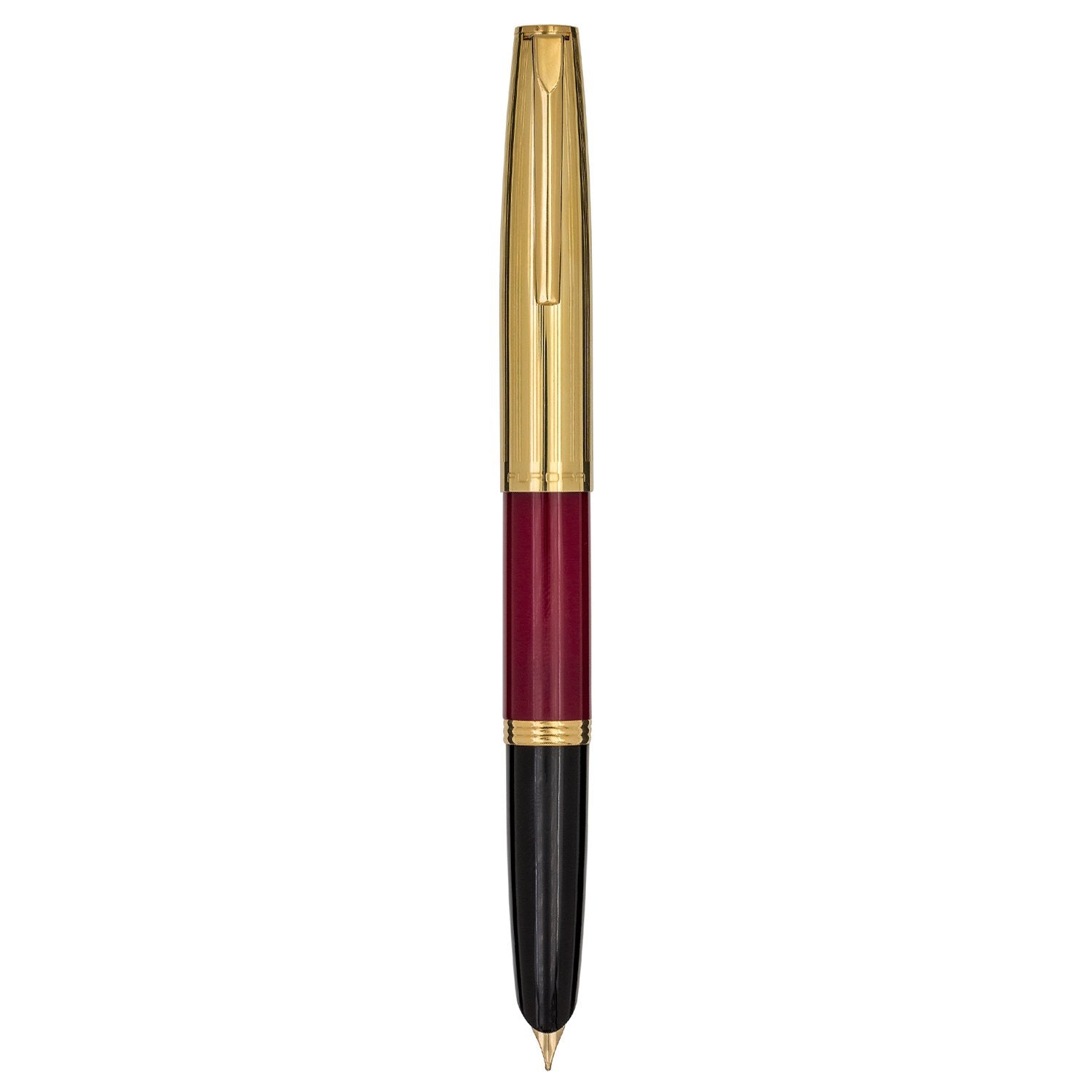 Aurora Duo Cart Burgundy Fountain Pen wih hooded nib
