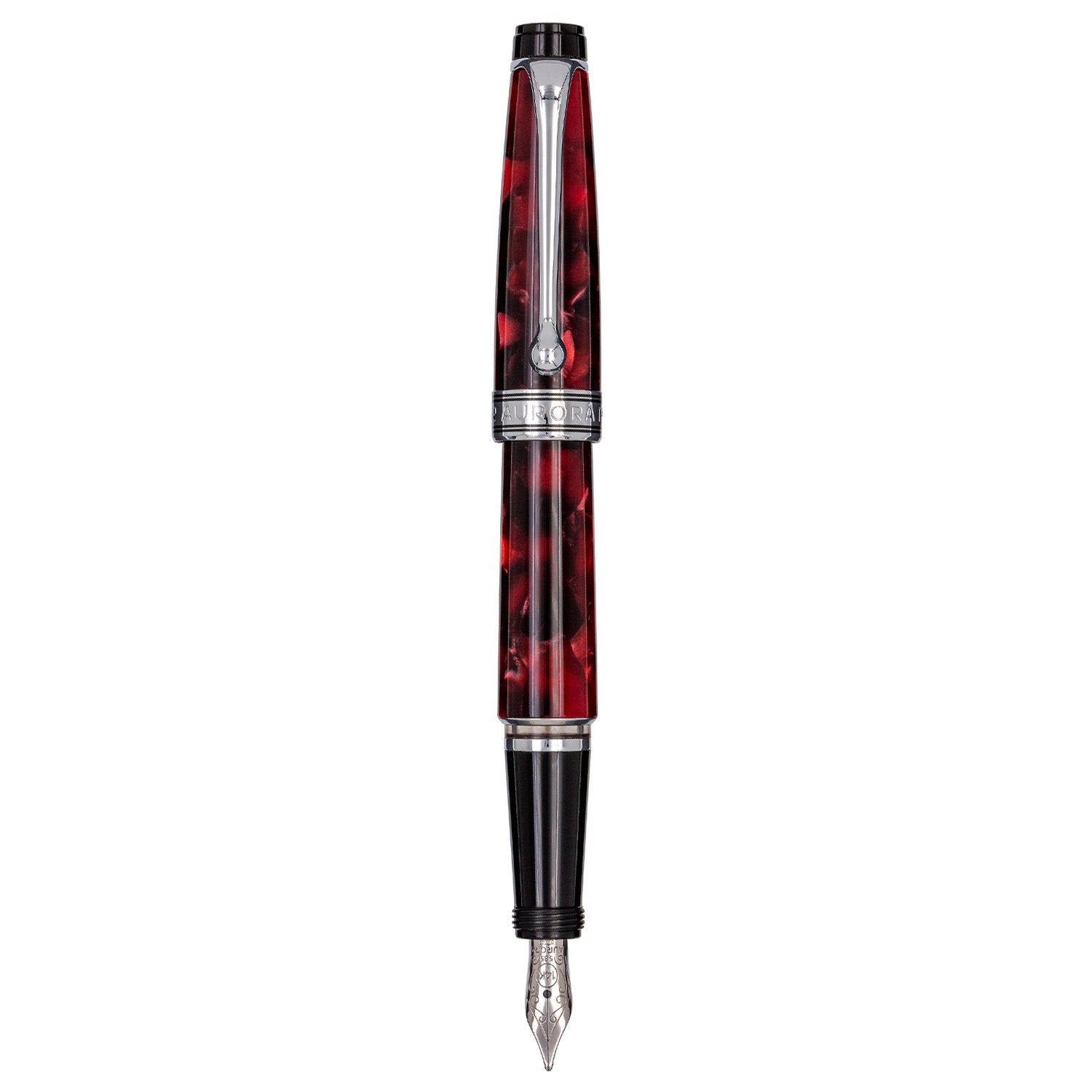 Aurora Optima Mini Burgundy 14K Gold CT Fountain Pen