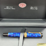 Aurora Optima Cobalt Blue 14K Gold GT Fountain Pen