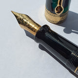 Aurora Optima Emerald Green 14K Gold GT Fountain Pen
