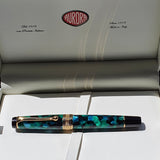 Aurora Optima Emerald Green 14K Gold GT Fountain Pen