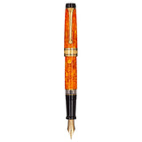 Aurora Optima Orange 14K Gold GT Fountain Pen