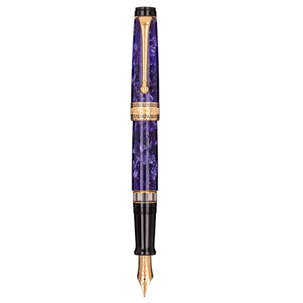 Aurora Optima Purple 14K Gold GT Fountain Pen