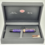 Aurora Optima Purple 14K Gold GT Fountain Pen